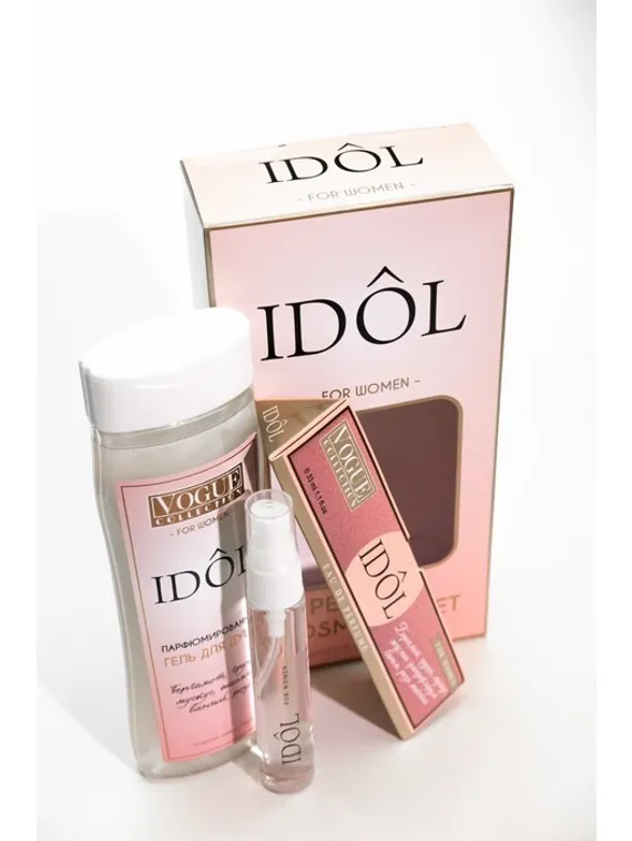 Подарочный набор женский IDOL pour femme, гель для душа 250 мл, парфюмерная вода 30 мл