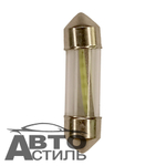 Светодиод 12V T11x39 COB WHITE НИТЬ  (салон) SJ-COB-TG-39