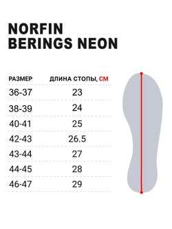 Сапоги зим. Norfin BERINGS NEON с манж. -45С EVA р.40-41