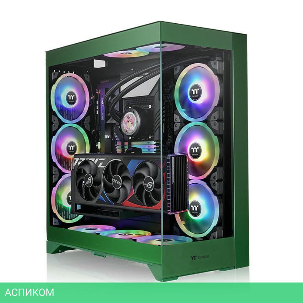 Корпус Thermaltake CTE E660 MX Racing без БП зеленый (CA-1Y3-00MCWN-01)