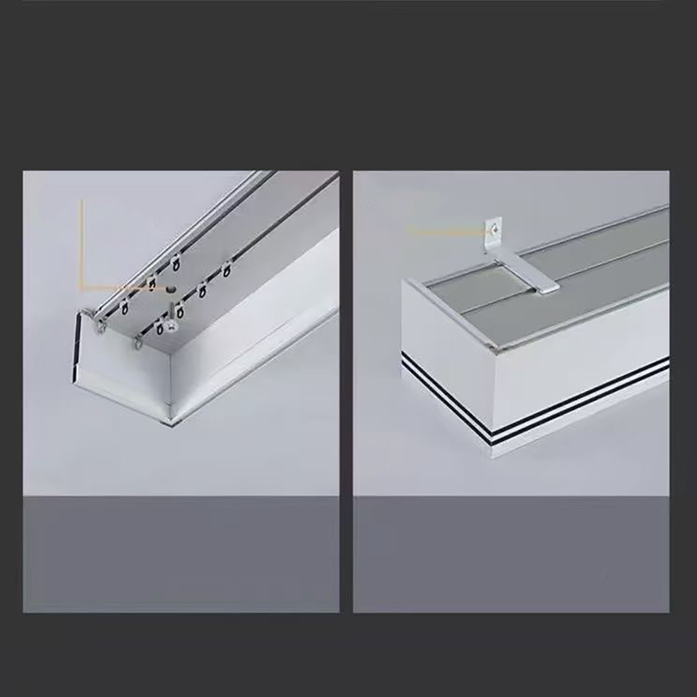 Алюминиевый короб для карниза, скрытый потолочный профиль для штор
