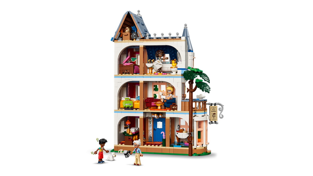 LEGO Friends 42638 «Отель типа: Постель и завтрак» — уютная история Хартлейк-Сити