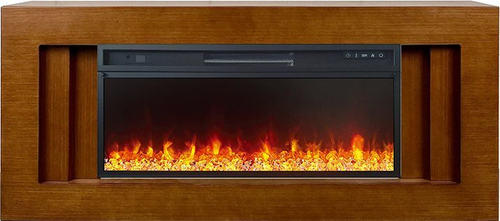 Каминокомплект Line 42 (Разборный) - Орех с очагом Vision 42 LED