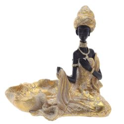 GAEM Фигурка декоративная "Африканка", L15,5 W11 H14 см