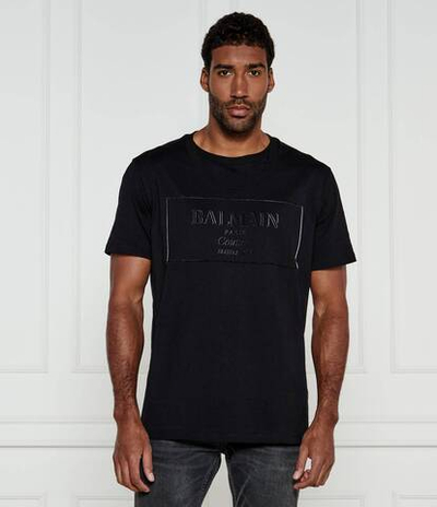 Футболка Balmain - черный(EH1EG028 BC88)