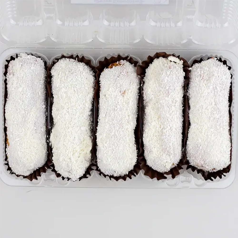 Пирожное эклер Кокосовый "Десертные истории" (1 уп=5)