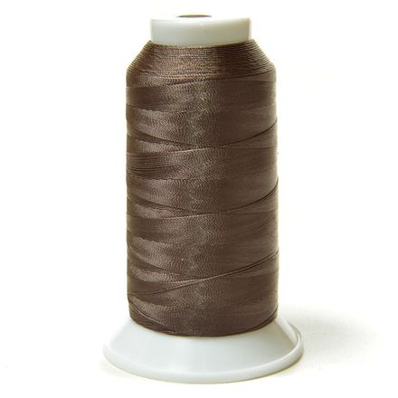 Нитки швейные капрон Russia 50к(60) 1000м, темно-бежевый [233]