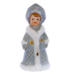 GAEM Фигурка декоративная "Снегурочка" с подсветкой (2xLR44), L, L5 W5 H10,5 см, 2в.