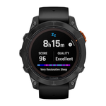 Спортивные часы Garmin fenix 7 Pro Solar Edition, 47 мм, чёрный силиконовый ремешок Сланцево-серый безель из нержавеющей стали, дисплей Solar со стеклом Power Glass. Ремешок с классической застёжкой — на запястье обхватом 125–208 мм