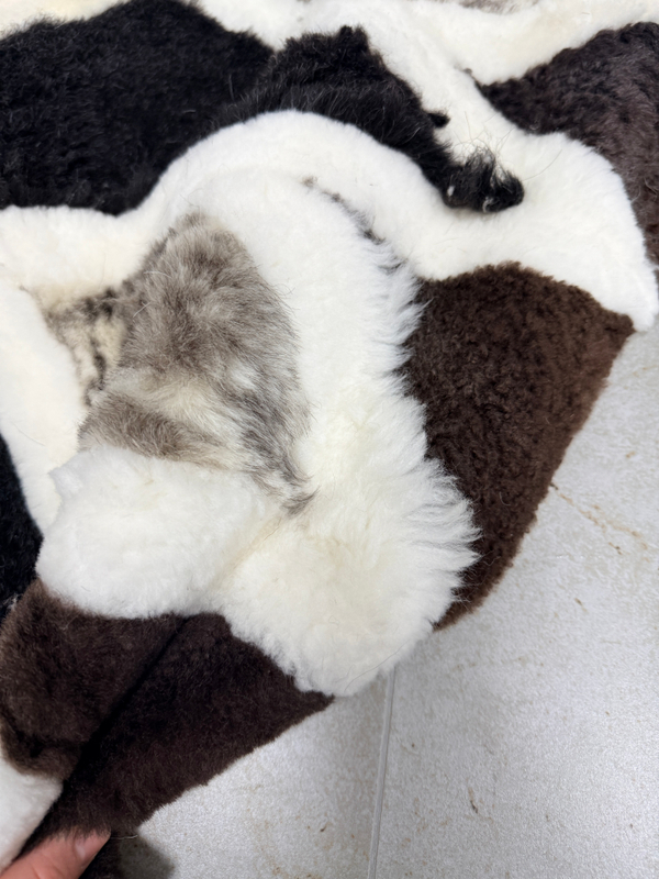 Ковер шкура натуральная овчина меховой