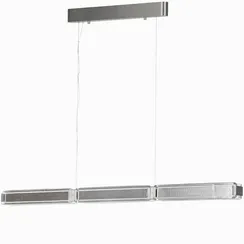 Подвесной светильник Eternity 122 см, серебристый