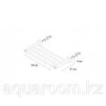 "RETRO" Полка для полотенец FX-83815 (к/к 8)