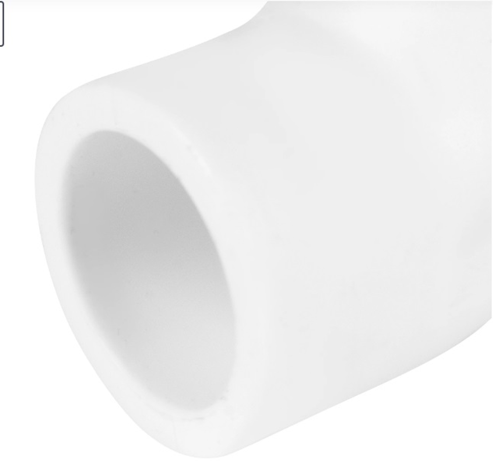 Угольник полипропиленовый соединительный под пайку 45° PN25 d25мм