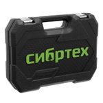 Набор инструментов, 1/2", 1/4", 108 предметов СИБРТЕХ