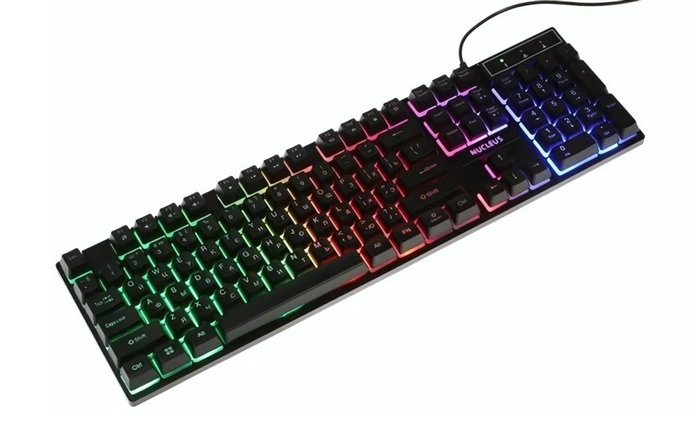 Клавиатура игровая мультимедийная Smartbuy RUSH Nucleus USB черная (SBK-320G-K)/20
