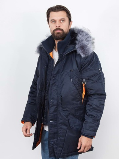 Куртка мужская зимняя Apolloget Everrest (т.синий/оранжевый - r.blue/orange)