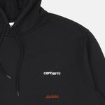  Толстовка мужская Carhartt WIP Script Embroidery Hooded  артикул:I033658_black - купить в магазине Дайс