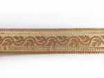 Тесьма галун лента узор "Вьюнок" 3,2см золото