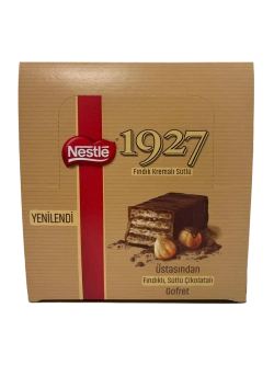 Турецкие Хрустящие вафли Nestle 1927 с фундуком, 12шт