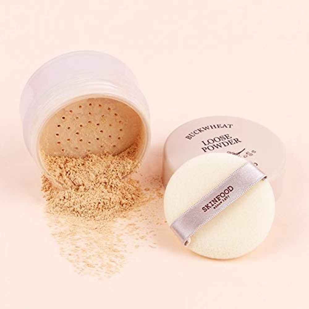 SkinFood Buckwheat Loose Powder 23 пудра рассыпчатая с экстрактом гречневого масла (тон 23 бежевый)