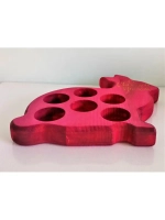 Подставка для яиц из  дерева. Кедровая