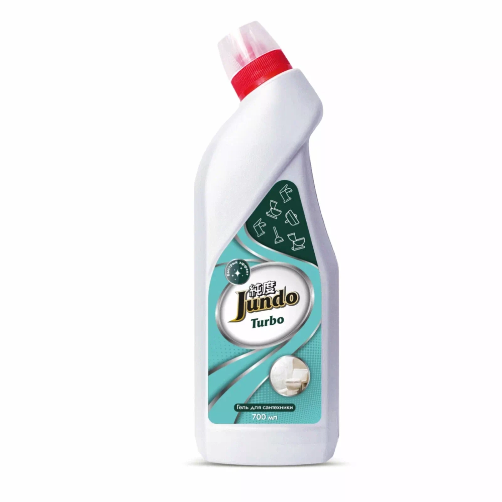 Jundo Гель для сантехники «WC Turbo» с быстрым эффектом, 0,7л*12