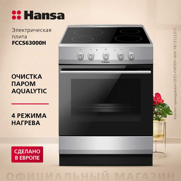 Электрическая плита Hansa FCCS63000H
