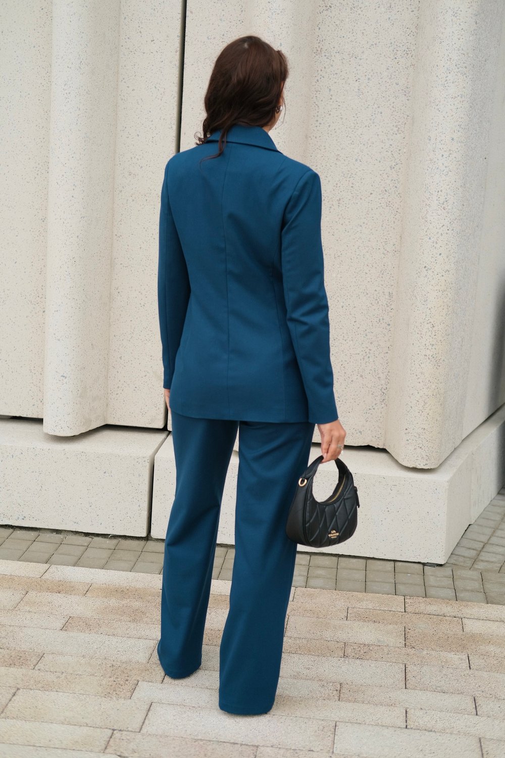 Пиджак морская волна из вискозы