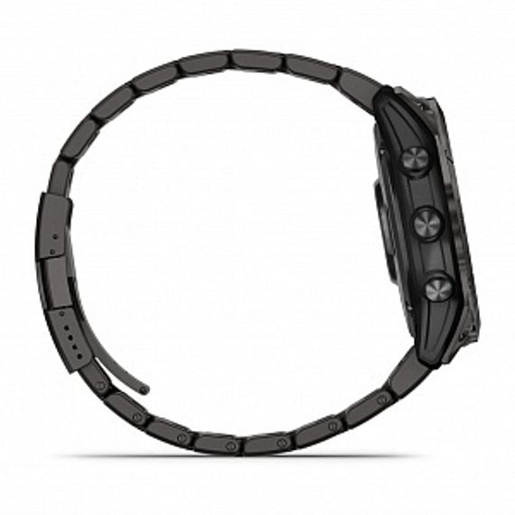 Garmin Fenix 7X Pro Sapphire Solar — титан, угольно-серый корпус, титановый браслет