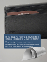 B123311R Preto - Портмоне с RFID защитой MP