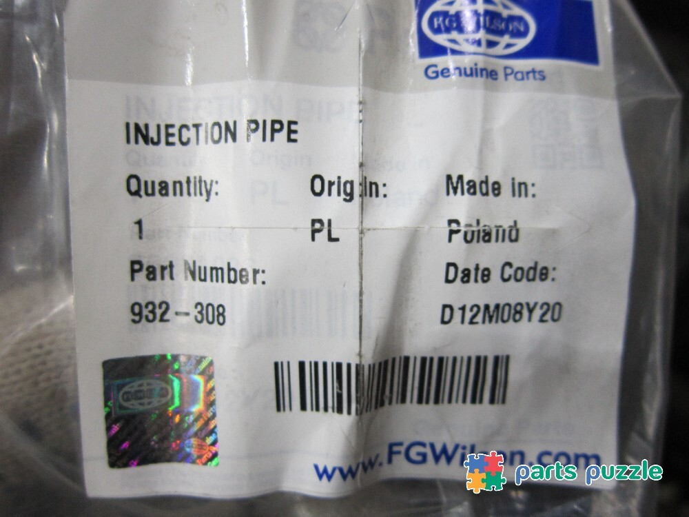 Трубка топливная / INJECTION PIPE АРТ: 932-308