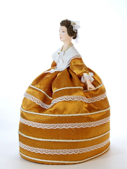 Кукла грелка на чайник Барышня