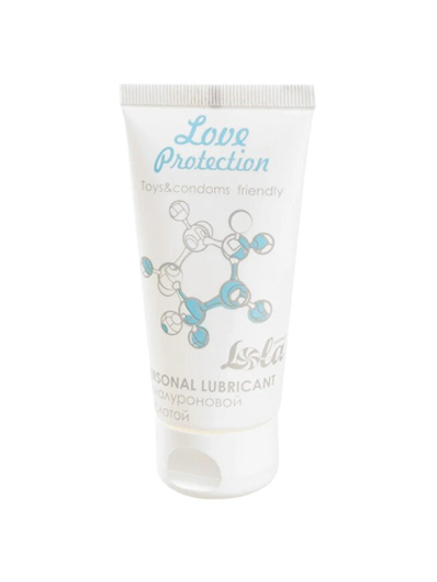 ЛУБРИКАНТ УВЛАЖНЯЮЩИЙ НА ВОДНОЙ ОСНОВЕ LOLA GAMES LOVE PROTECTION 50ML 1830-01LOLA