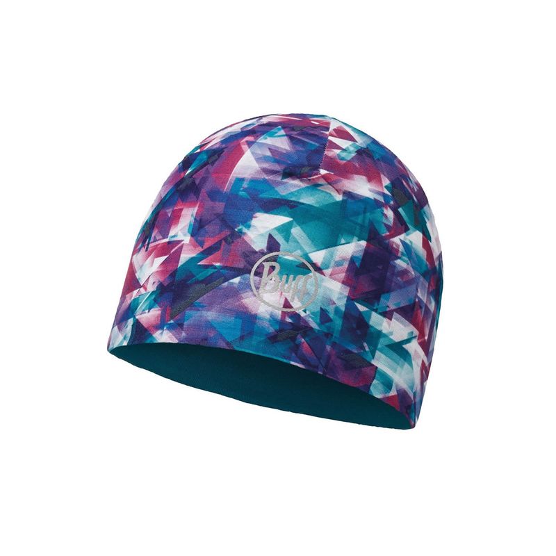 Двухсторонняя спортивная шапка Buff R-Flected Turquoise - Blue Фото 2