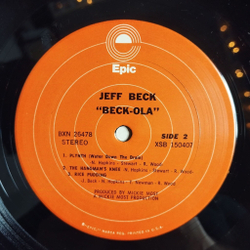 Винтажная виниловая пластинка LP Jeff Beck Group Beck Ola (USA 1973)