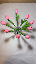 Искусственные цветы, желтые подсолнухи / Высота 44 см. 9 стебелей 9 бутонов/