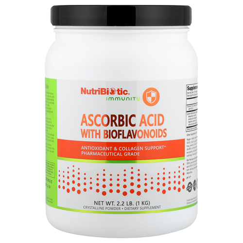 NutriBiotic, Immunity, аскорбиновая кислота с биофлавоноидами, 1 кг (2,2 фунта)