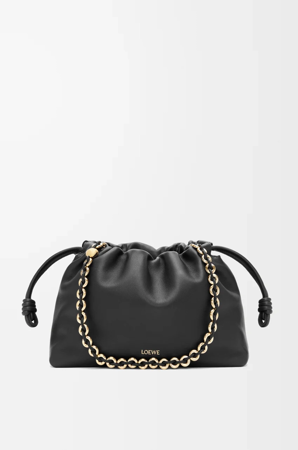 Loewe Сумка Flamenco среднего размера из мягкой кожи ягненка наппа, черный