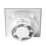 Вытяжной тонкий вентилятор SlimVent МV 100, стекло квадрат бронзовый матовый