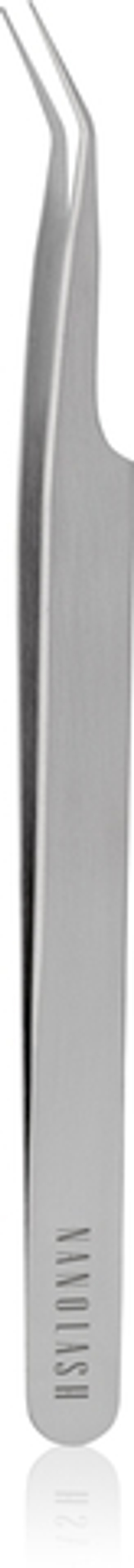 Nanolash Eyelash Tweezers Curved - аппликатор для нанесения ресниц, 1 szt.