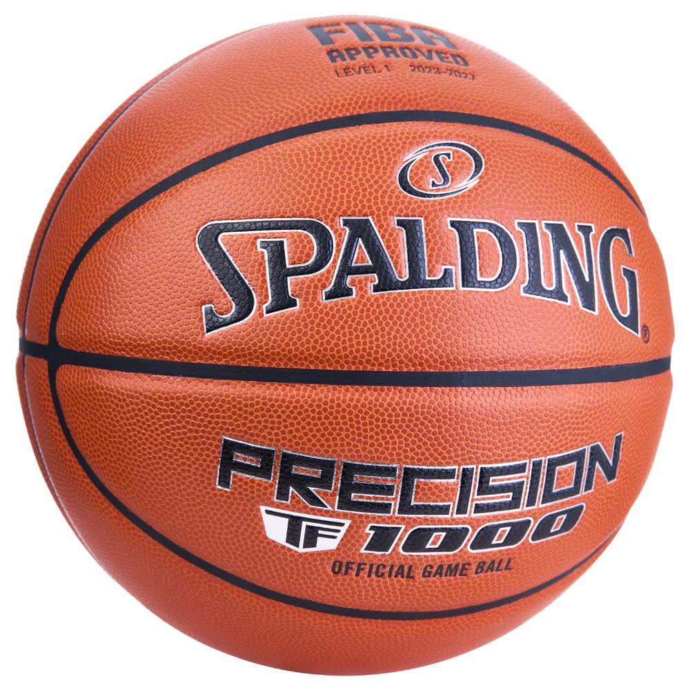 Мяч баск. SPALDING TF-1000 Precision 77526z, р.7, FIBA Appr,микр. zK-композит,нейл.корд, оранжевый