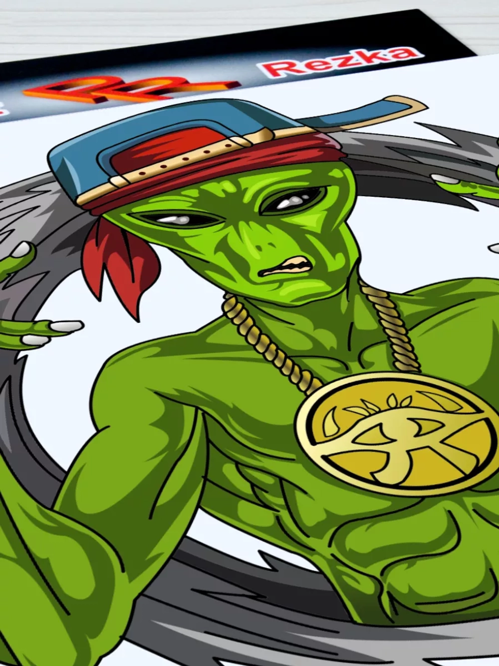 Наклейка - Инопланетянин