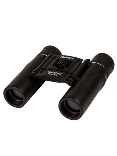 Бинокль компактный  Praktica Falcon 10x25, туристический для охоты рыбалки чёрный