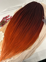 Сенегальские косы из войлока