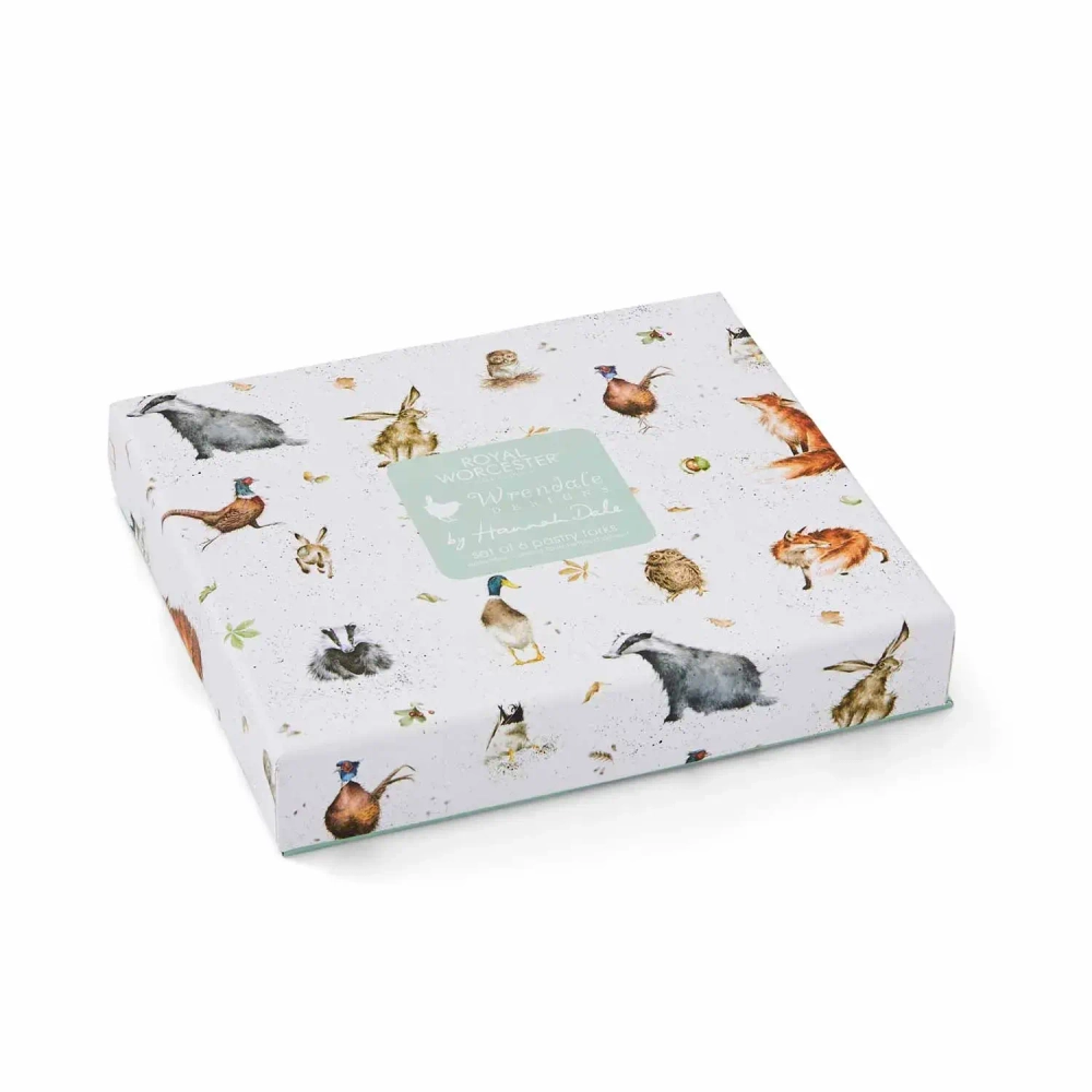Royal Worcester Набор Wrendale Designs из 6 вилок для торта