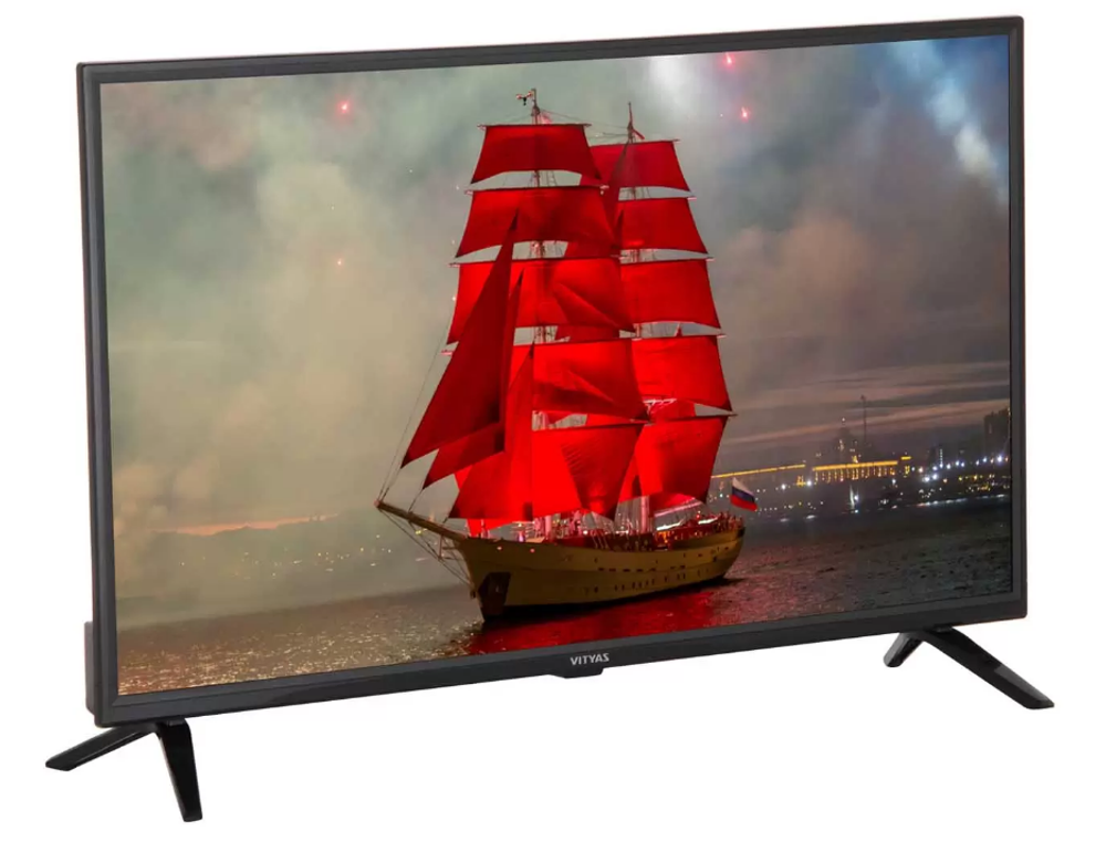 ТЕЛЕВИЗОР 32" LED Витязь 32LF1210  Smart TV, ЧЕРНЫЙ