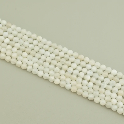 Нитка Лунный камень 39 см. 6,5 мм. (Без замка)