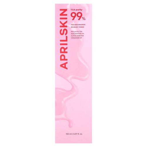 April Skin, никотинамид 99 с молочным тоником, 150 мл (5,07 жидк. унции)