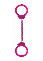 Розовые оковы на ноги Pleasure Legcuffs (Цвет: розовый)