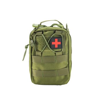 Тактическая аптечка отрывная с ремнем, olive